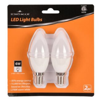 Kingman Light Bulb Led 6W 2 Pc