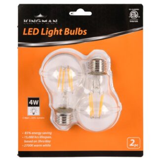 Kingman Light Bulb Led 4W 2 Pc