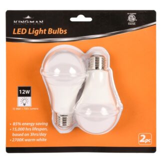 Kingman Light Bulb Led 12W 2 Pc