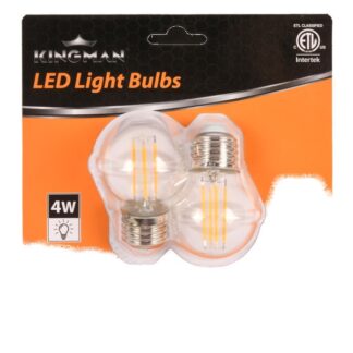Kingman Light Bulb Led 4W 2 Pc