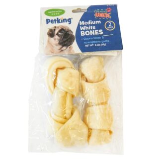 Petking Medium Rawhide Bones 2 Pk