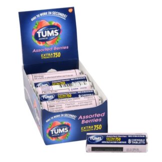 Tums Antacid Assorted Berries 12 Ct