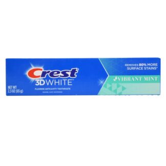 Crest 3D White Teeth Whitening Vibrant Mint 2.3 Oz