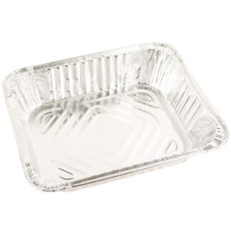 Durable Aluminum Pan Deep 100Ct 6132-100