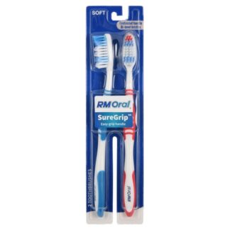 Rm Oral Toothbrush Sure Grip Soft 2 Pk