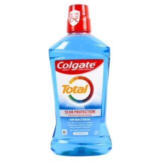 Colgate Total Mouthwash 12H Peppermint 33.8 Oz (1Lt)