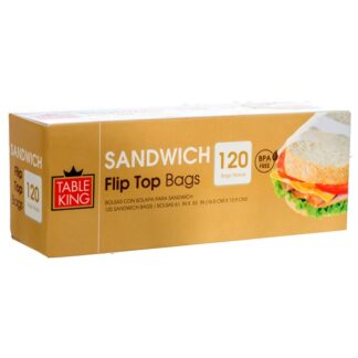 Table King Sandwich Bag Fold Over 120 Ct