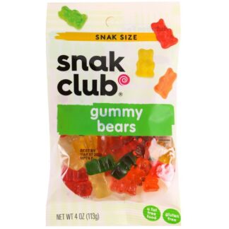 Snack Club Gummy Bears 4 Oz