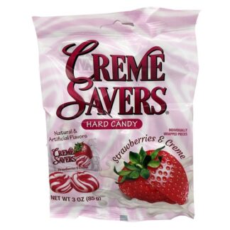 Creme Savers Strawberries And Creme 3 Oz Bag