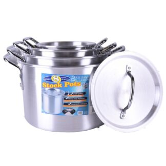 Brilliant Cook Stock Pot 4Pc Set 2,3.5,5.5,8Qts