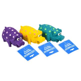 Lil' Buddies Pet Chewing Squeaky Pig W/Asst Clrs