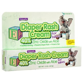 Natureplex Diaper Rash Cream Zinc Oxide With Aloe 1.5 Oz