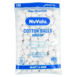 Nuvalu Cotton Balls 100 Ct