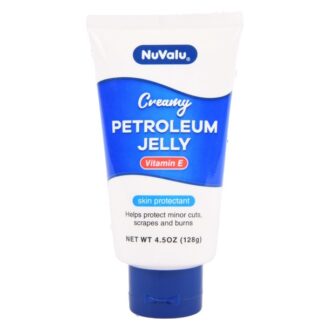 Nuvalu Creamy Petroleum Jelly W/ Vitamin E 4.5 Oz