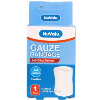 Nuvalu Gauze Bandage 3In X 4.5Yds