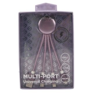 Sentry Multi-Port Universal Charging Cable Asst Clrs