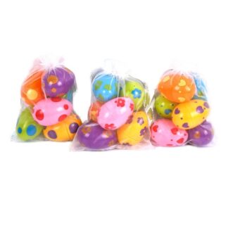 He Easter Egg 6Pk Printed 5.3 X7.8Cm