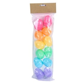 He Easter Egg 12Pk Marble Finish 4.2X5.8Cm