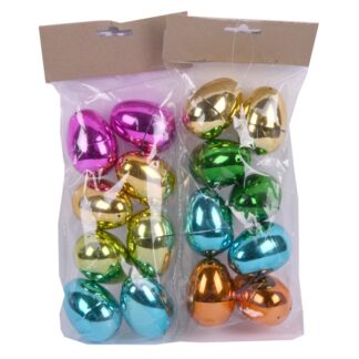 He Easter Eggs 8Pk -4.2X5.8Cm