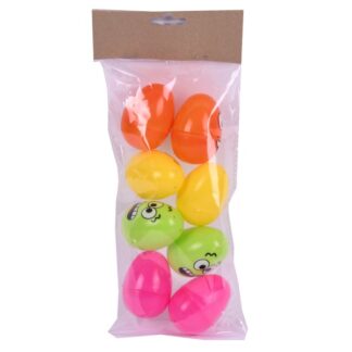 He Easter Eggs 8Pk Funny Face -4.2X5.8Cm