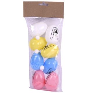 He Easter Eggs 8Pk -4.2X5.8Cm