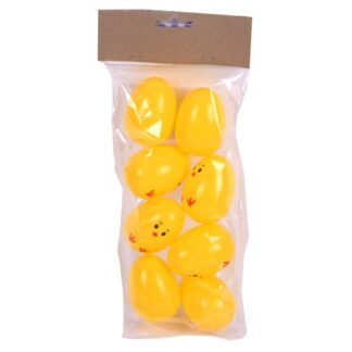 He Easter Eggs 8Pk Chicks -4.2X5.8Cm
