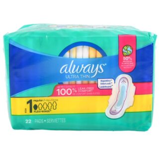 Always Ultra Thin Pad Size1/22 Ct