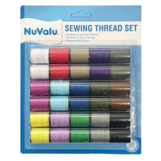 Nuvalu Sewing Thread 30Pc Color W/Asst Clrs