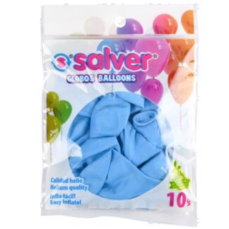 Salver Balloons Baby Blue 12In 10Pk