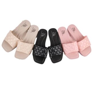 Women'S Sandals Quilted Asst Color & Size