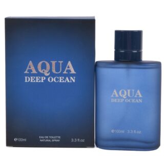 Men'S Eau De Toilette Aqua Deep Ocean 3.3 Oz