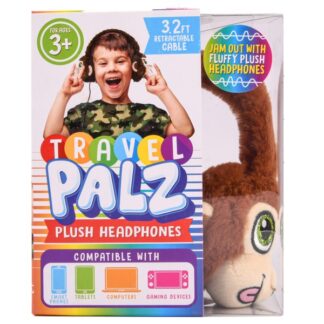 Travel Fluffy Plush Headphones Asst