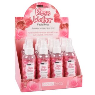 Beauty Treats Facial Mist Rose Water 4.4 Oz