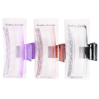 Fashion Jewelry Hair Clip Transparent Asst