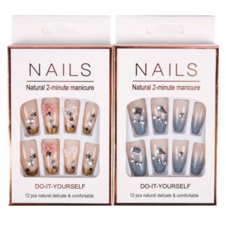 Nails Natural 2-Minute Manicure Asst 12 Pc