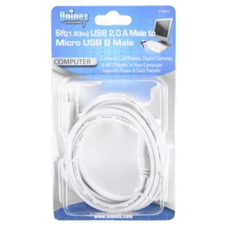Uninex Male To Micro Usb B Male 6 Ft