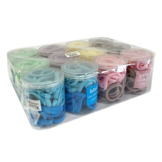 Hair Elastics Pastel Colors
