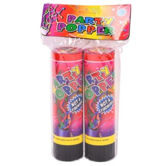 Party Poppers 2 Pk