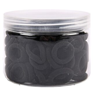Mini Hair Elastics Black Color
