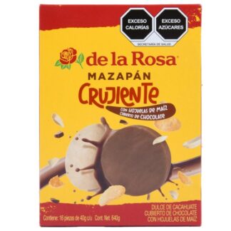 De La Rosa Mazapan Crujiente C/Chocolate 640Gr