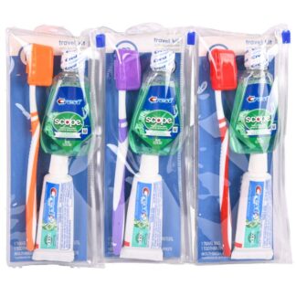 Adult Toothbrush Travel Kit 3 Pc