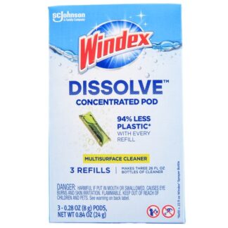 Windex Dissolve Concentrated Pod 3 Refills 0.28Oz
