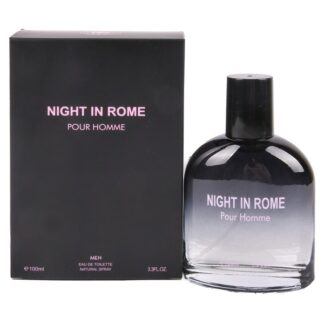 Mens Night In Rome Pour Homme Eau De Toilette Natural Spray 3.3Floz