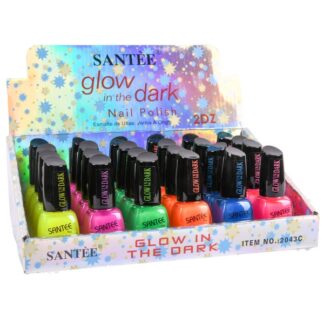 Santee Glow In The Dark Nail Polish Asst