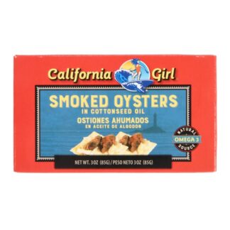California Girl Smoked Oysters 3 Oz