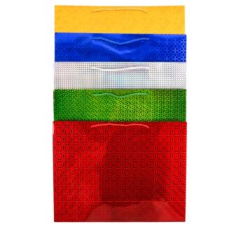 Holographic Gift Bag Lg Asst Color