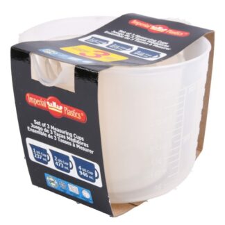 Imperial Plastics Measuring Cups 3 Pc