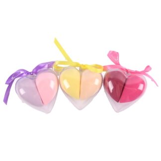 Blending Sponge In Heart Case Asst 2Ct