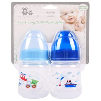 Baby Wide Neck Bottle Aqua/Blue 10 Oz 2 Pk