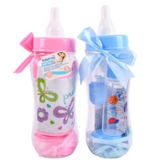 Baby Bottle Bank Gift Set Lg Asst